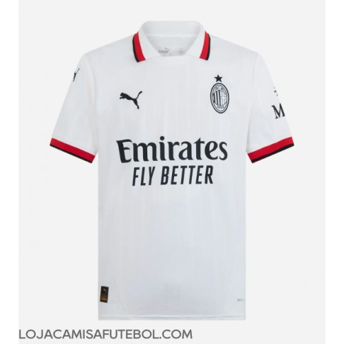 Camisa de Futebol AC Milan Equipamento Secundário 2024-25 Manga Curta